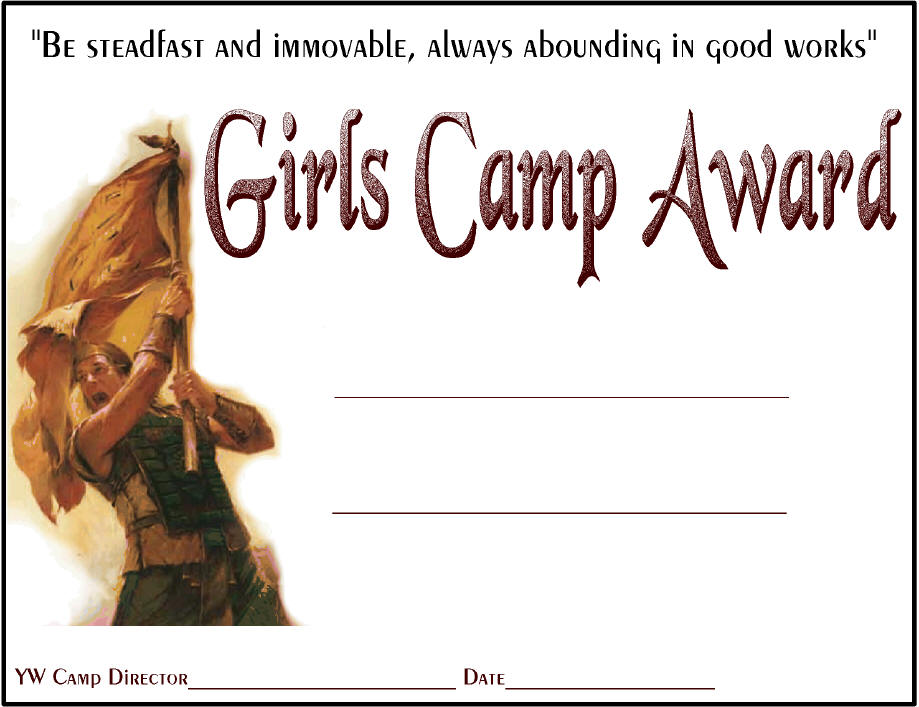 Camp Certifcates – The Idea Door